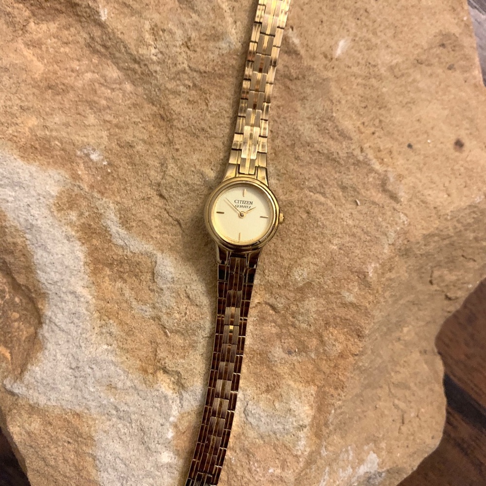 Citizens gold tone woman’s watch